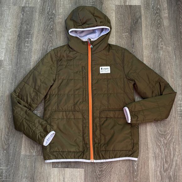 Cotopaxi Women’s Teca Cálido Hooded Reversible Jacket Olive Green - Size: XS - Picture 10 of 16